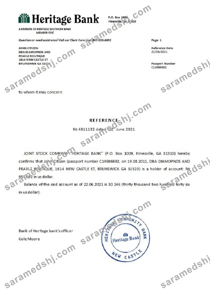 USA_Heritage Bank_reference
